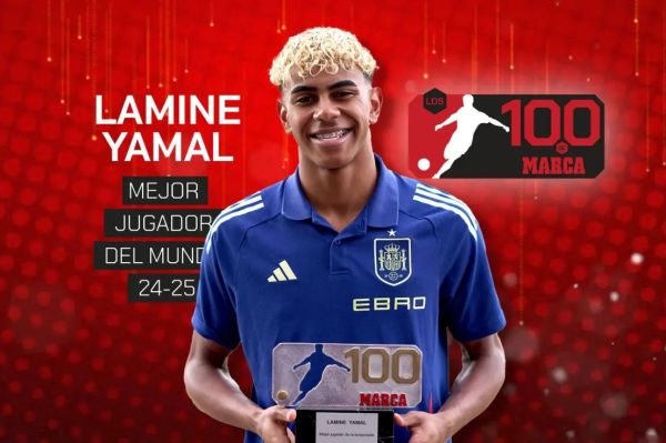 لامین یامال به عنوان بهترین بازیکن جهان انتخاب شد