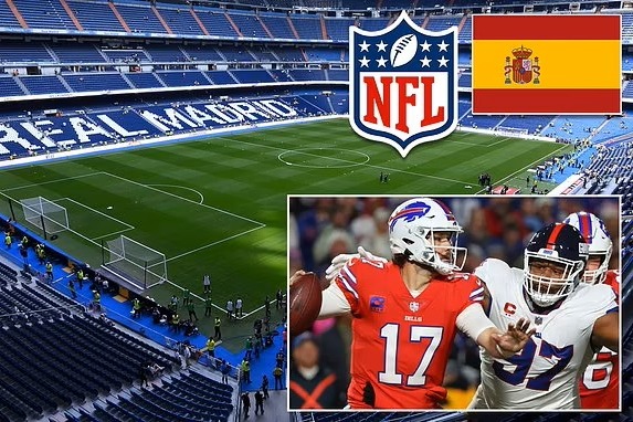 سانتیاگو برنابئو میزبان فوتبال آمریکایی شد