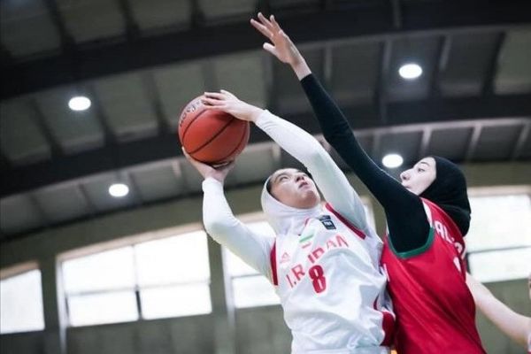  شکست دختران بسکتبال ایران مقابل لبنان