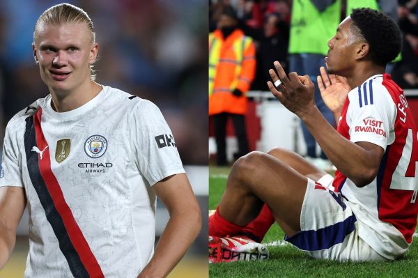  واکنش هالند به مسخره شدنش توسط ستاره جوان آرسنال