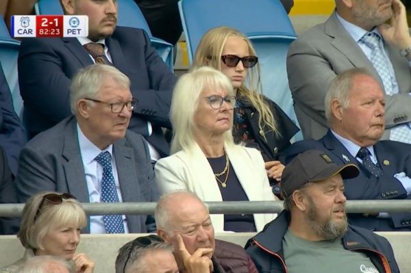 حضور سرآلکس فرگوسن در بازی تیم شاگرد سابق خود در منچستریونایتد