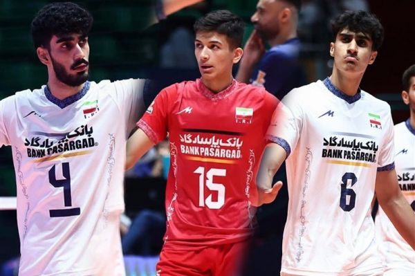  والیبال نوجوانان جهان  باطنی، سخاوی و سعادتی در جمع بهترین‌ها