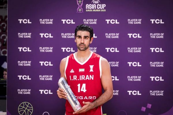 ارسلان کاظمی بهترین بازیکن دیدار با گوام شد