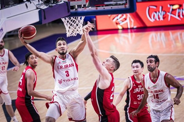 بسکتبال کاپ آسیا پیروزی ارزشمند ایران مقابل ژاپن