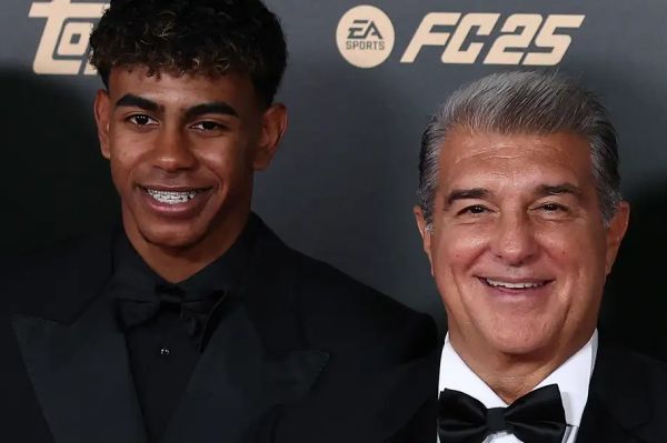  تمجید لاپورتا از ستاره جوان بارسلونا  او نابغه است