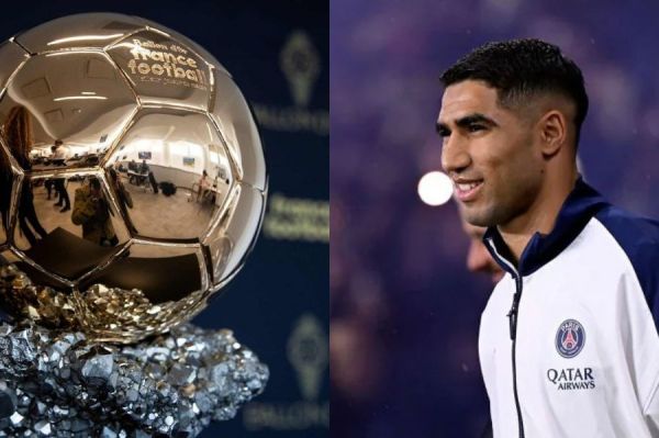  پیشتازی اشرف حکیمی در نظرسنجی توپ طلا