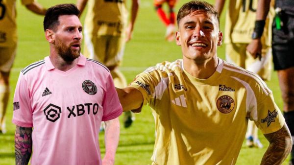 کریخوانی بازیکن 31 ساله آرژانتینی برای مسی عکس