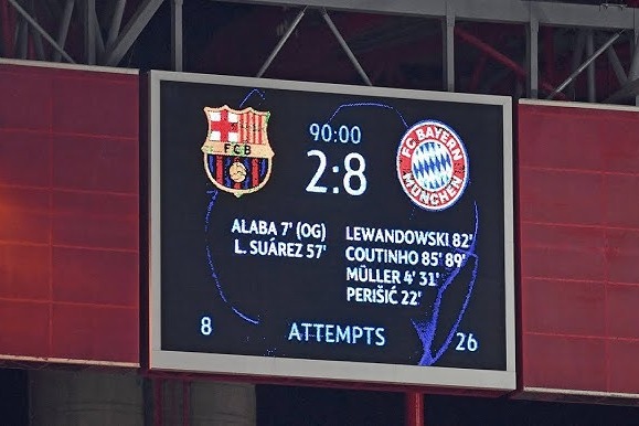 نوستالژی؛ روزی که بارسلونا به دست بایرنمونیخ ۸تایی شد