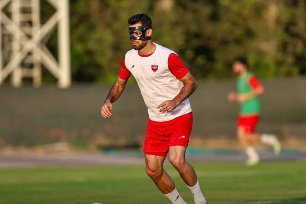  تمهیدات ویژه برای هفته اول؛ پورعلی‌گنجی با گارد تمرین کرد