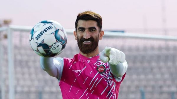  لبخند بیرانوند در تمرین تراکتور؛ حال من خوب است اما تو باور نکن