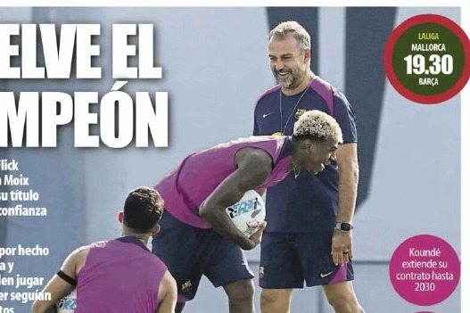 قهرمان برمیگردد؛ عناوین روزنامههای ورزشی اسپانیا، 25 مرداد 1404