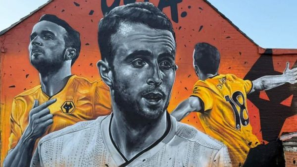 ادای احترام باشکوه به دیوگو ژوتا فقید در نزدیکی استادیوم ولورهمپتون