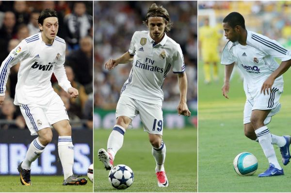 تمام شماره 10 های رئال مادرید در 30 سال اخیر عکس