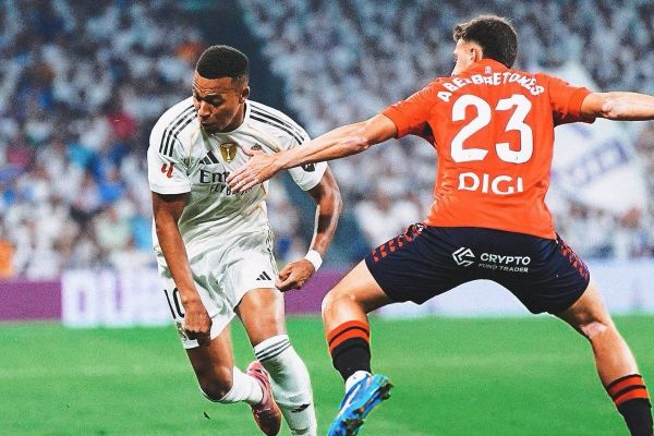 درخشش امباپه مقابل اوساسونا؛ رکورد تازه در دریبلزنی