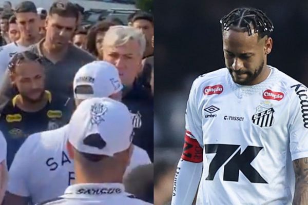  تهدید شدن نیمار توسط هواداران خشمگین سانتوس