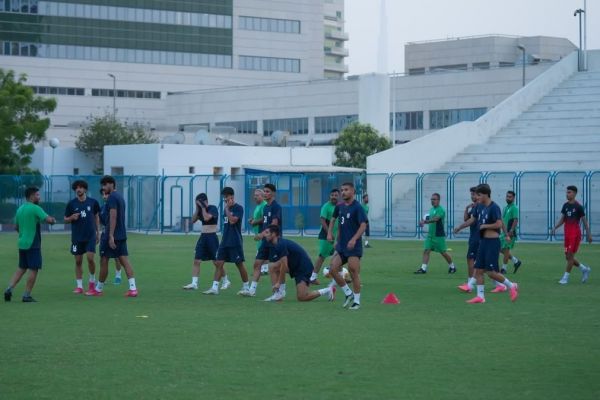  برگزاری تمرین نوبت صبح تیم امید در دوبی