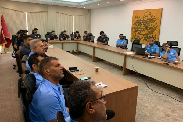 برگزاری جلسه فنی برای بازیکنان تیم امید