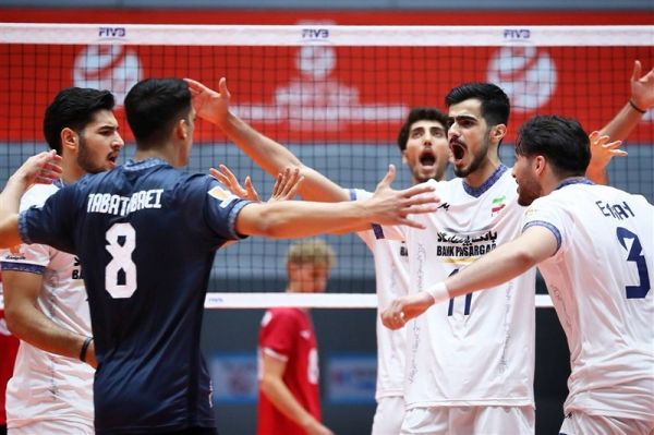  برتری تیم والیبال جوانان ایران برابر کانادا
