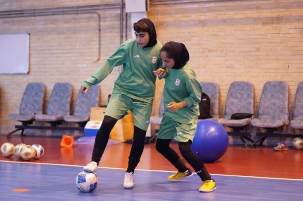  گزارش تصویری  تمرین تیم ملی فوتسال دختران نوجوان