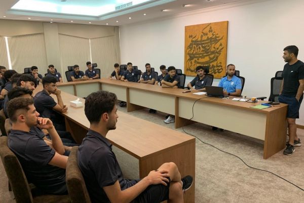  برگزاری جلسه فنی برای بازیکنان تیم امید پیش از دیدار تدارکاتی