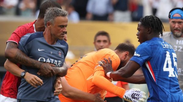  اعلام حکم نهایی سیلی زدن انریکه به بازیکن چلسی