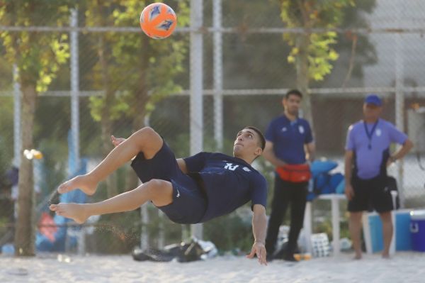  گزارش تصویری  تمرین تیم ملی فوتبال ساحلی