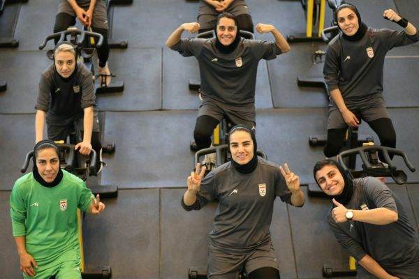 برگزاری تمرین بدنسازی تیم ملی فوتسال بانوان