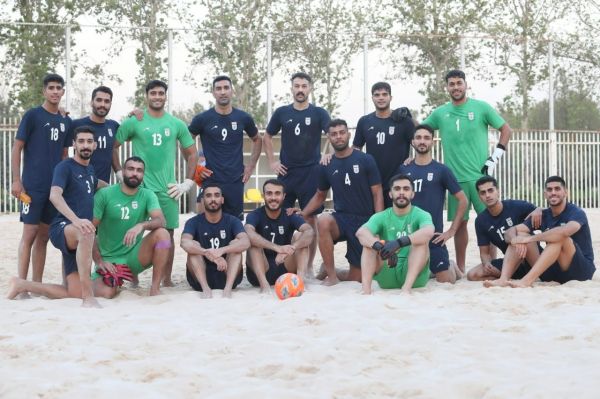  گزارش تصویری  تمرین تیم ملی فوتبال ساحلی