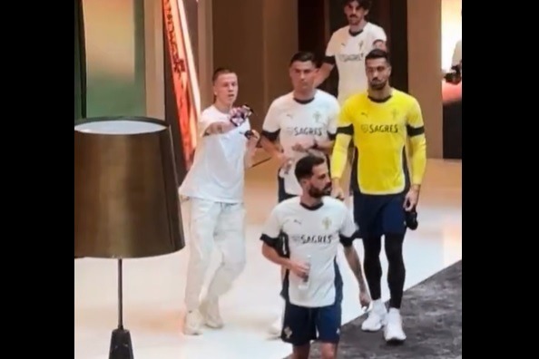 رونالدو هوادار ارمنستانی را هل داد عکس