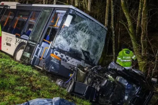  اتوبوس تیم ملی زیر 21 سال لوکزامبورگ تصادف کرد