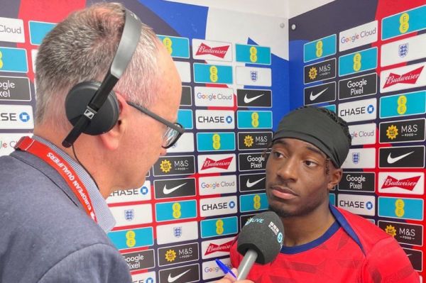  صحبت های وینگر جوان آرسنال پس از بازی انگلیس