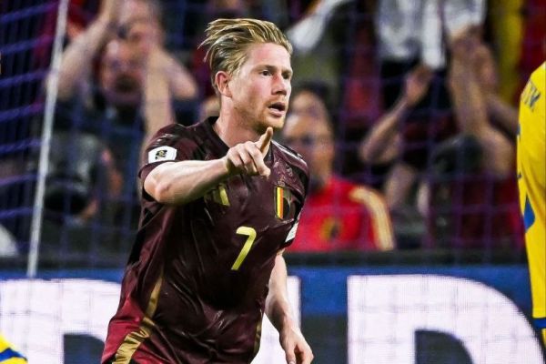  دی ‌بروینه به رکورد هازارد رسید