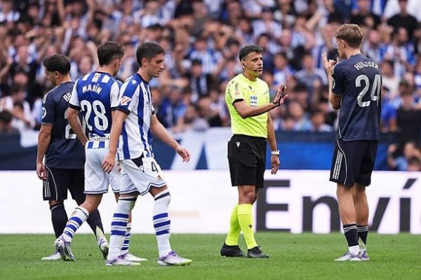 عصبانیت باشگاه رئال مادرید از داور بازی مقابل رئال سوسیداد