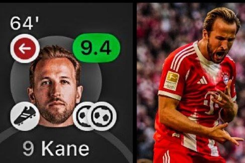  هری کین الماس درخشان بایرن‌مونیخ مقابل هامبورگ