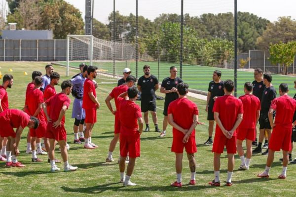 برگزاری تمرین و ریکاوری سرخپوشان در دو بخش
