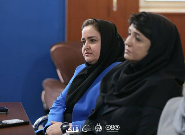 گزارش تصویری/ نشست اعضای تیم‌های ورزشی بانوان استقلال با تاجرنیا