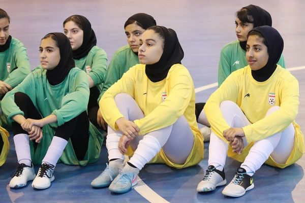  گزارش تصویری تمرین تیم ملی فوتسال دختران نوجوان