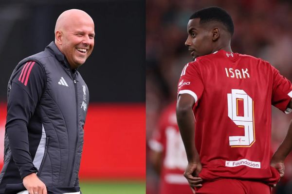  واکنش اسلوت به عملکرد ایساک در اولین بازی‌اش برای لیورپول