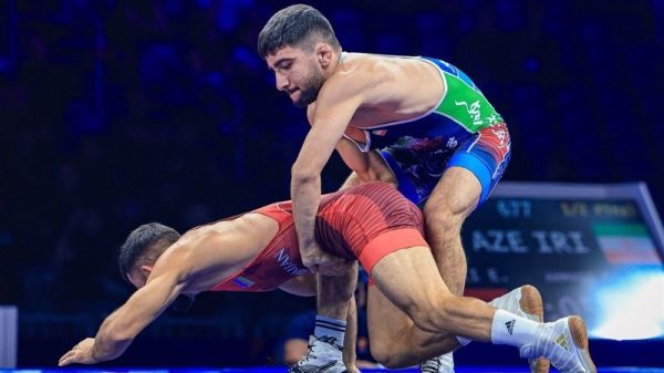 کشتی فرنگی قهرمانی جهان پیام احمدی نقره گرفت