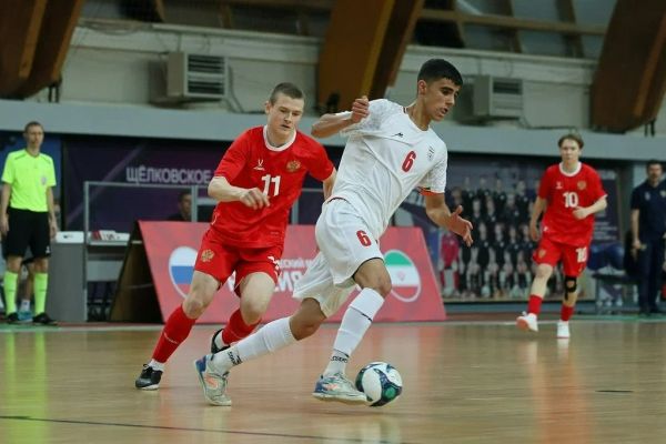 پیروزی تیم ملی فوتسال زیر ۱۸ سال روسیه برابر تیم زیر ۱۷ سال ایران