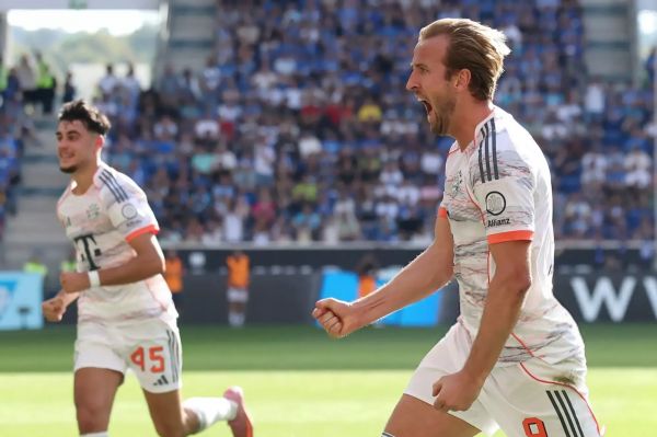  برد درخشان بایرن مونیخ با هت‌تریک هری کین