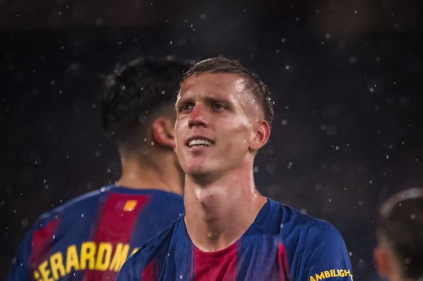 درخشش دنی اولمو در پیروزی بارسلونا برابر ختافه