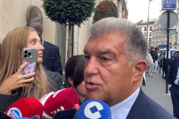 کنایه خوان لاپورتا به باشگاه رئال مادرید بابت عدم حضور در مراسم توپ طلا