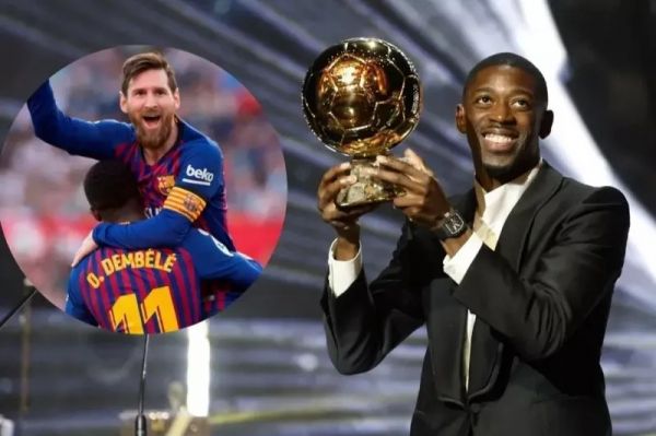  قدردانی دمبله از مسی پس از کسب توپ طلا