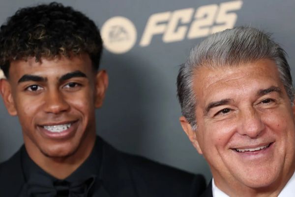  اقدام عجیب یامال پس از پایان مراسم توپ طلا