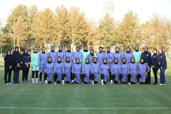  گزارش تصویری تصاویری از تمرین تیم ملی فوتبال بانوان