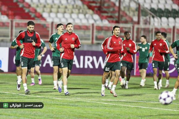 گزارش تصویری اختصاصی تصاویری از تمرین امروز تیم فوتبال الوحده