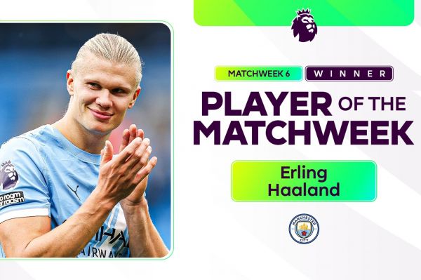  رسمی  هالند بهترین بازیکن هفته لیگ برتر شد