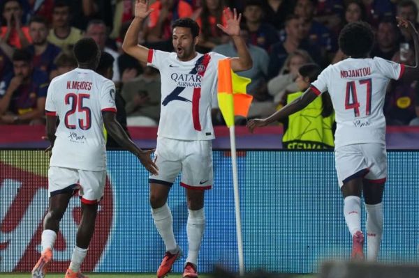 تمجید نونو مندز از نمایش درخشان نوجوانهای پاری سن ژرمن مقابل بارسلونا