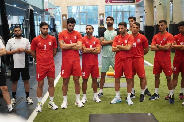  گزارش تصویری تصاویری از تمرین امروز تیم ملی ایران